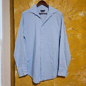 Van Heusen Studio Light Blue Slim Fit Stretch Dress Shirt 15-15½” 34/35